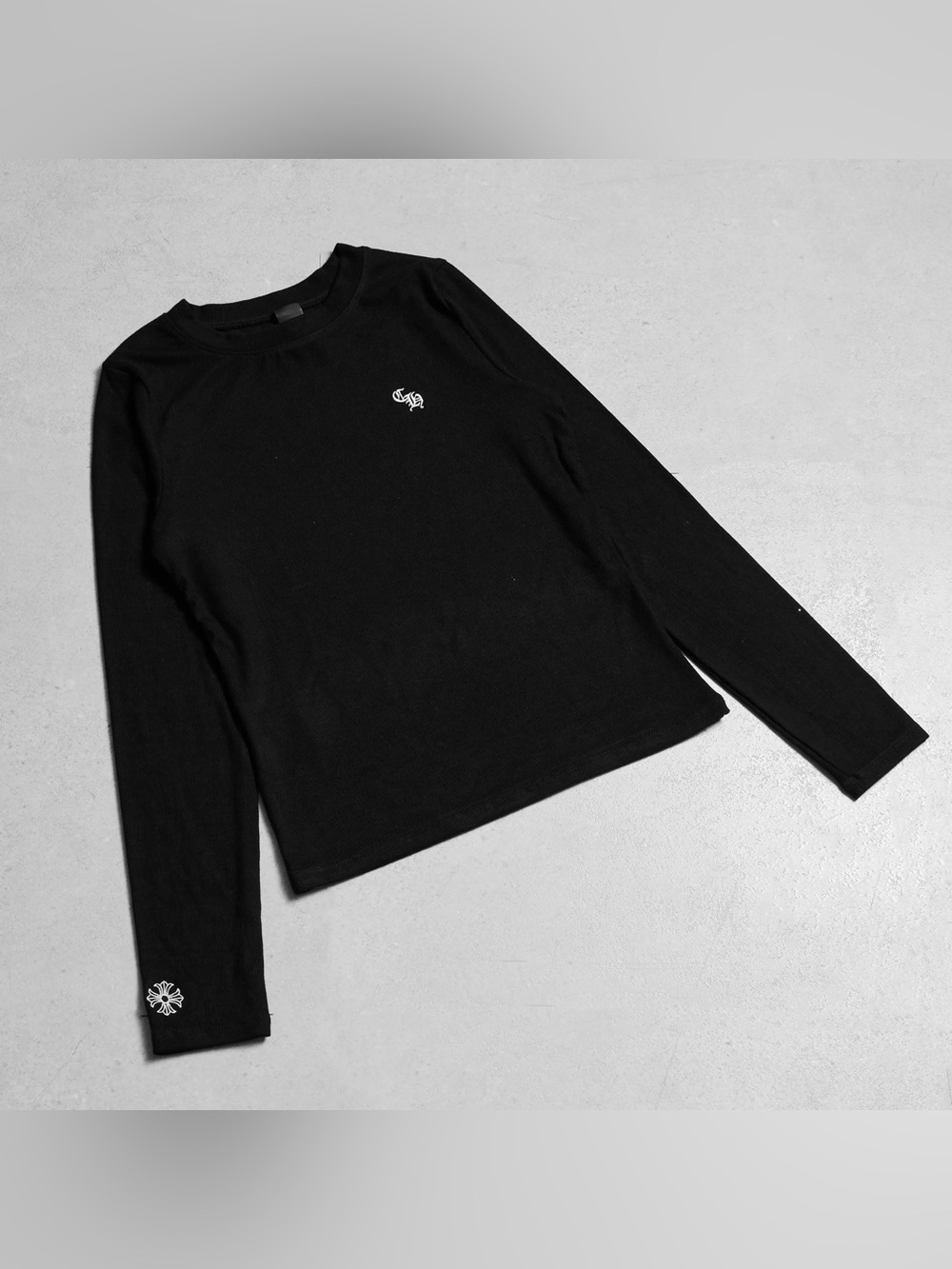 Chrome Hearts Black Long Sleeve Womens Top